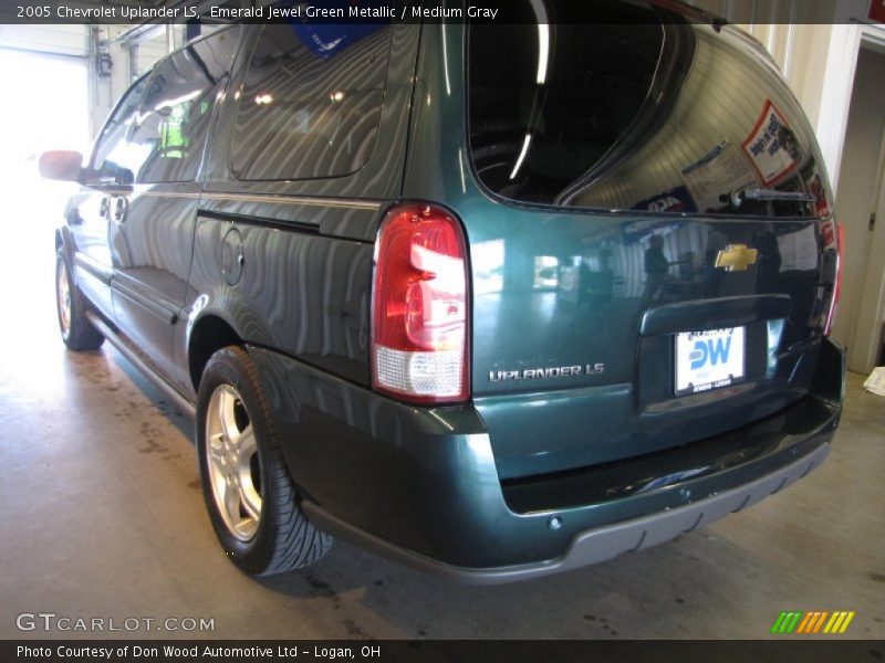 Emerald Jewel Green Metallic / Medium Gray 2005 Chevrolet Uplander LS