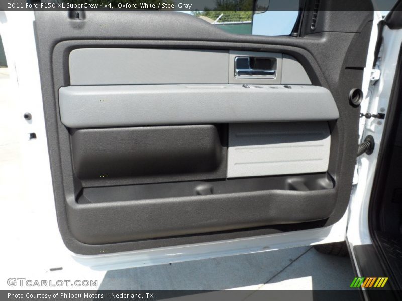 Oxford White / Steel Gray 2011 Ford F150 XL SuperCrew 4x4