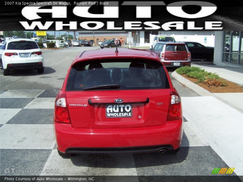 Radiant Red / Black 2007 Kia Spectra Spectra5 SX Wagon