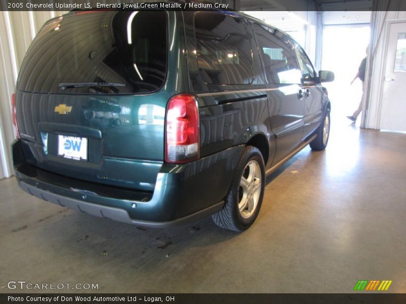 Emerald Jewel Green Metallic / Medium Gray 2005 Chevrolet Uplander LS