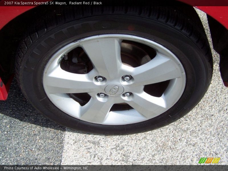 Radiant Red / Black 2007 Kia Spectra Spectra5 SX Wagon