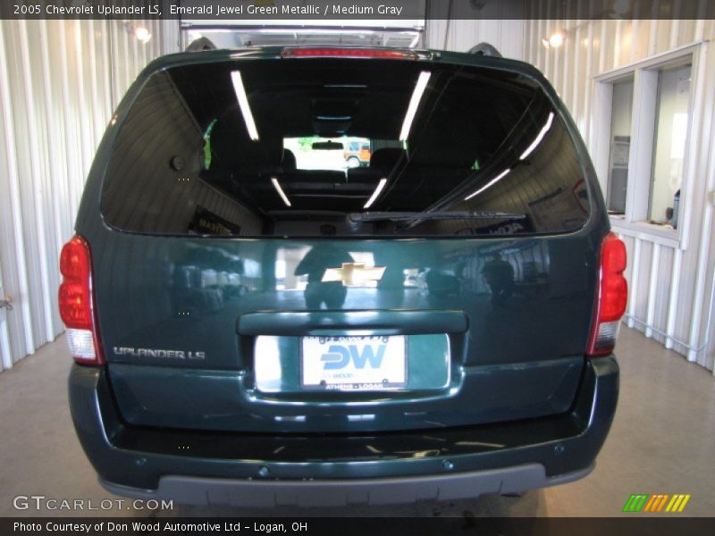 Emerald Jewel Green Metallic / Medium Gray 2005 Chevrolet Uplander LS
