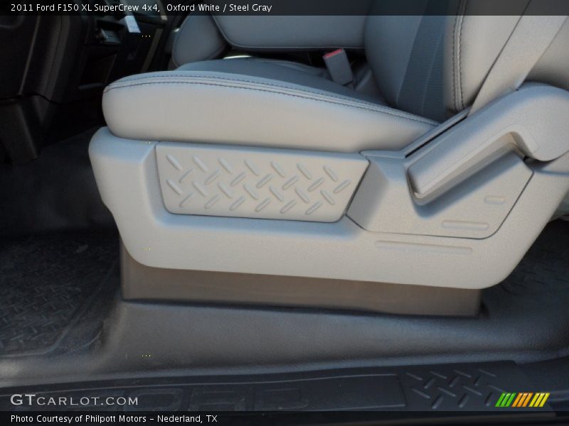 Oxford White / Steel Gray 2011 Ford F150 XL SuperCrew 4x4