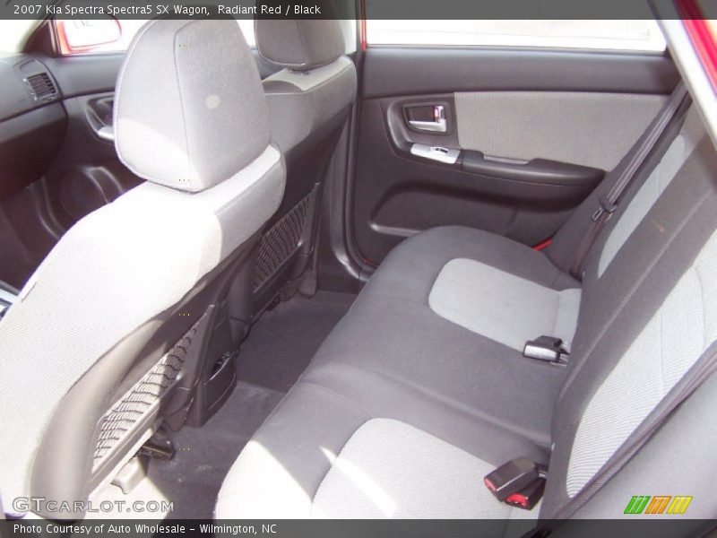 Radiant Red / Black 2007 Kia Spectra Spectra5 SX Wagon