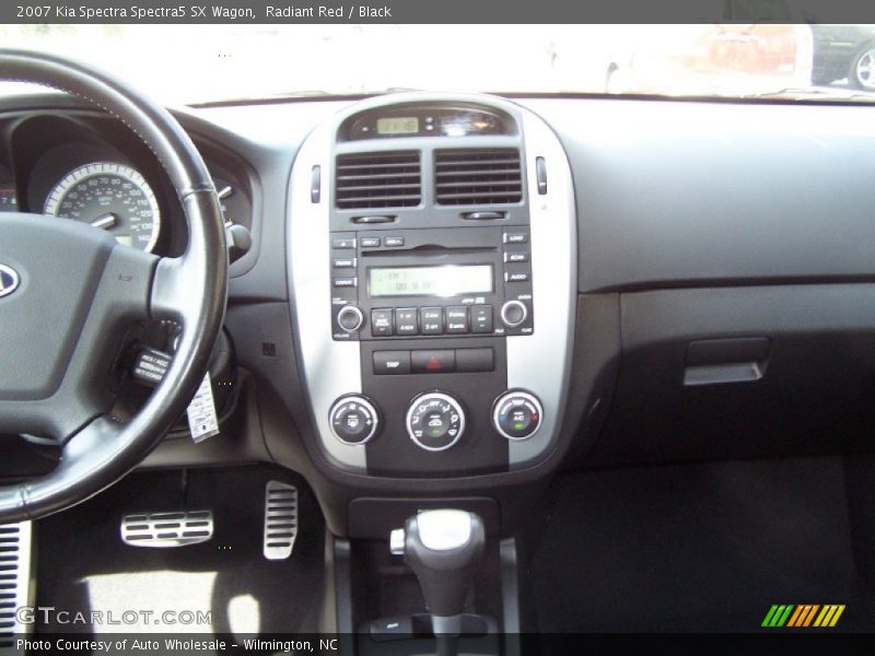 Radiant Red / Black 2007 Kia Spectra Spectra5 SX Wagon