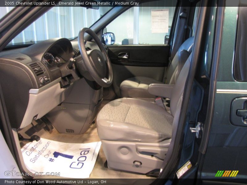Emerald Jewel Green Metallic / Medium Gray 2005 Chevrolet Uplander LS