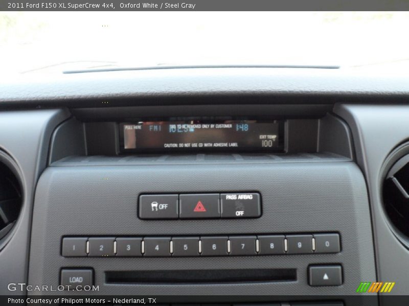 Oxford White / Steel Gray 2011 Ford F150 XL SuperCrew 4x4