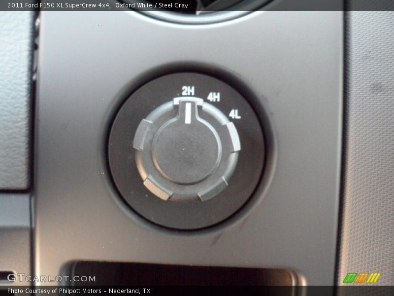 Oxford White / Steel Gray 2011 Ford F150 XL SuperCrew 4x4