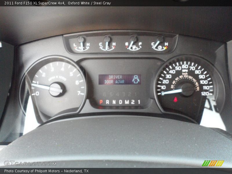 Oxford White / Steel Gray 2011 Ford F150 XL SuperCrew 4x4