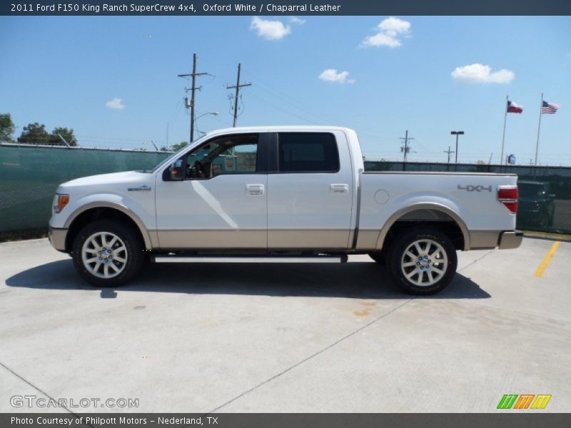 Oxford White / Chaparral Leather 2011 Ford F150 King Ranch SuperCrew 4x4