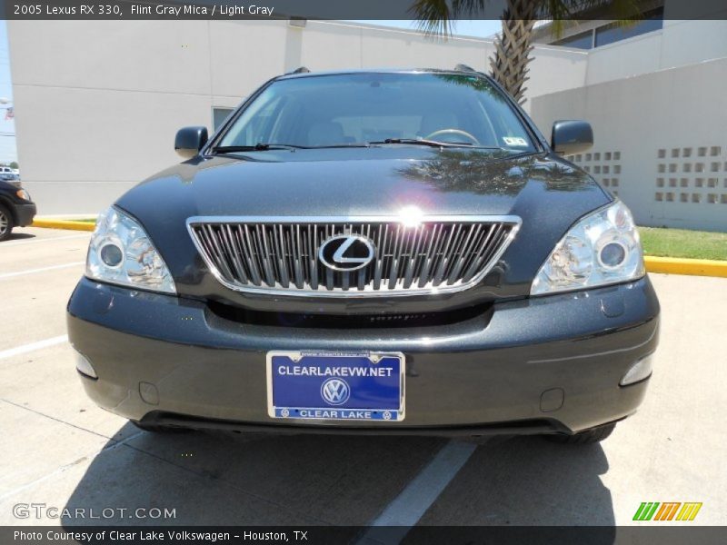 Flint Gray Mica / Light Gray 2005 Lexus RX 330