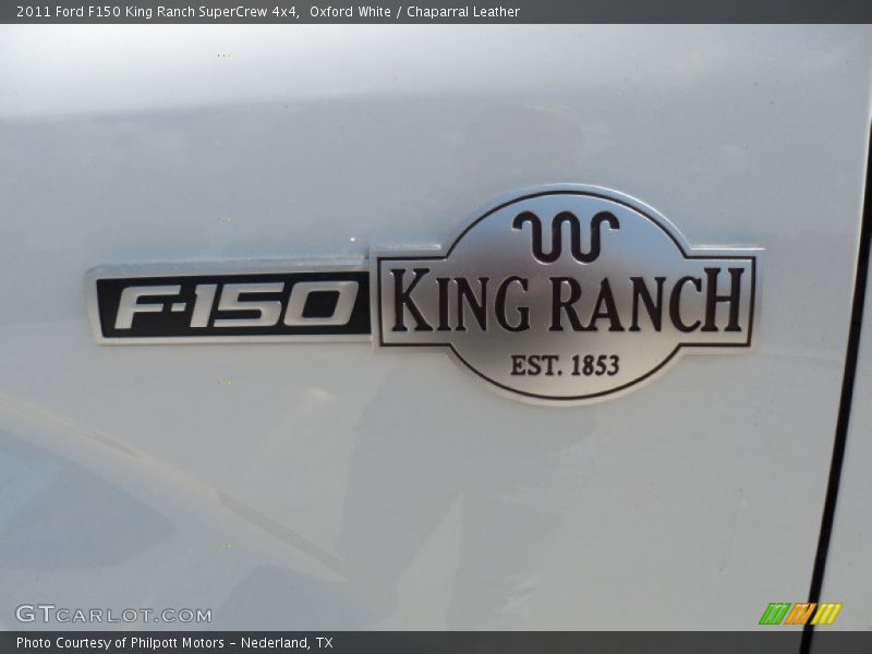 Oxford White / Chaparral Leather 2011 Ford F150 King Ranch SuperCrew 4x4