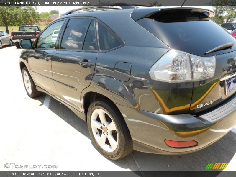 Flint Gray Mica / Light Gray 2005 Lexus RX 330