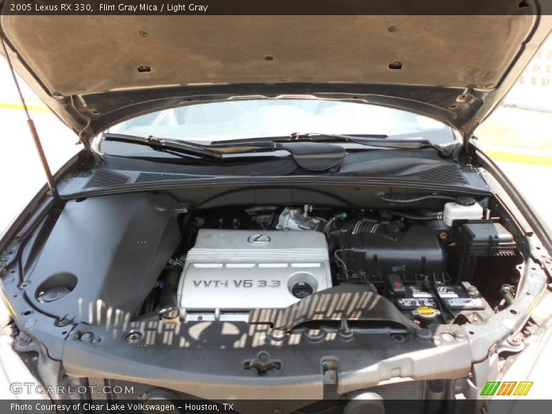 Flint Gray Mica / Light Gray 2005 Lexus RX 330