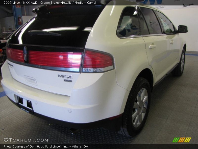 Creme Brulee Metallic / Medium Camel 2007 Lincoln MKX AWD