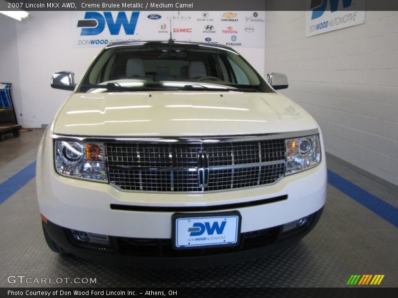 Creme Brulee Metallic / Medium Camel 2007 Lincoln MKX AWD