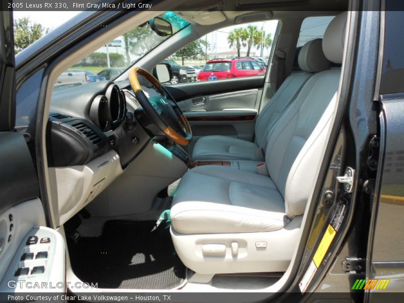 Flint Gray Mica / Light Gray 2005 Lexus RX 330