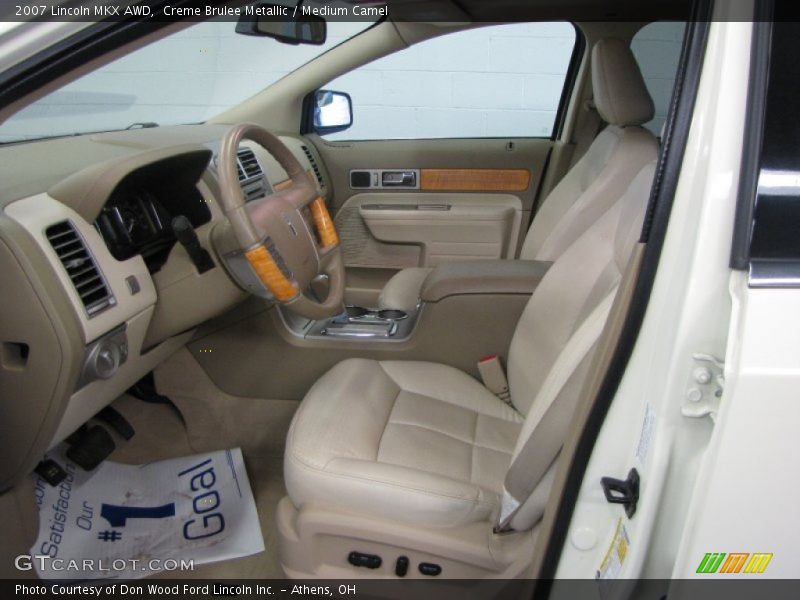 Creme Brulee Metallic / Medium Camel 2007 Lincoln MKX AWD