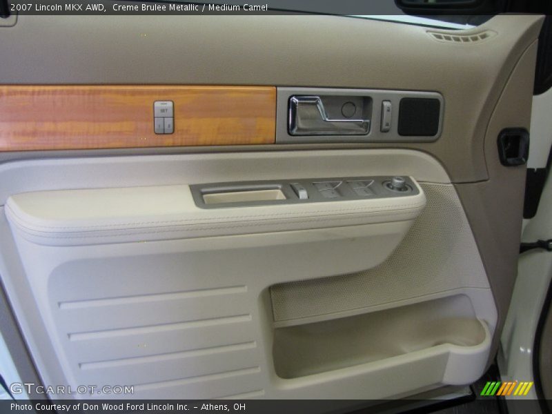 Creme Brulee Metallic / Medium Camel 2007 Lincoln MKX AWD