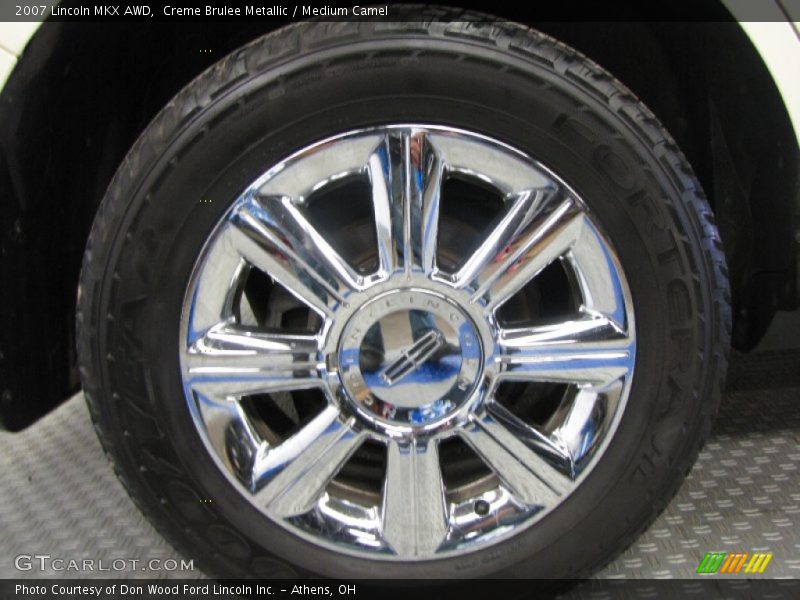 Creme Brulee Metallic / Medium Camel 2007 Lincoln MKX AWD