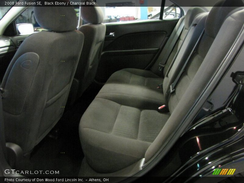 Black Ebony / Charcoal Black 2008 Ford Fusion SE