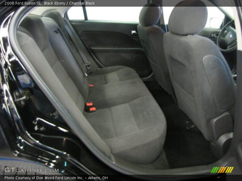 Black Ebony / Charcoal Black 2008 Ford Fusion SE