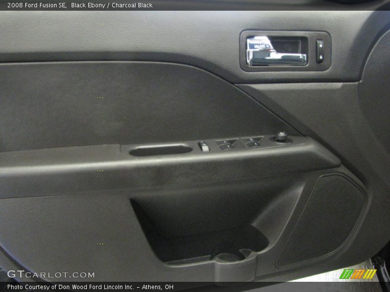 Black Ebony / Charcoal Black 2008 Ford Fusion SE