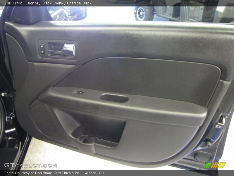 Black Ebony / Charcoal Black 2008 Ford Fusion SE