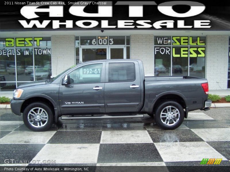 Smoke Gray / Charcoal 2011 Nissan Titan SL Crew Cab 4x4