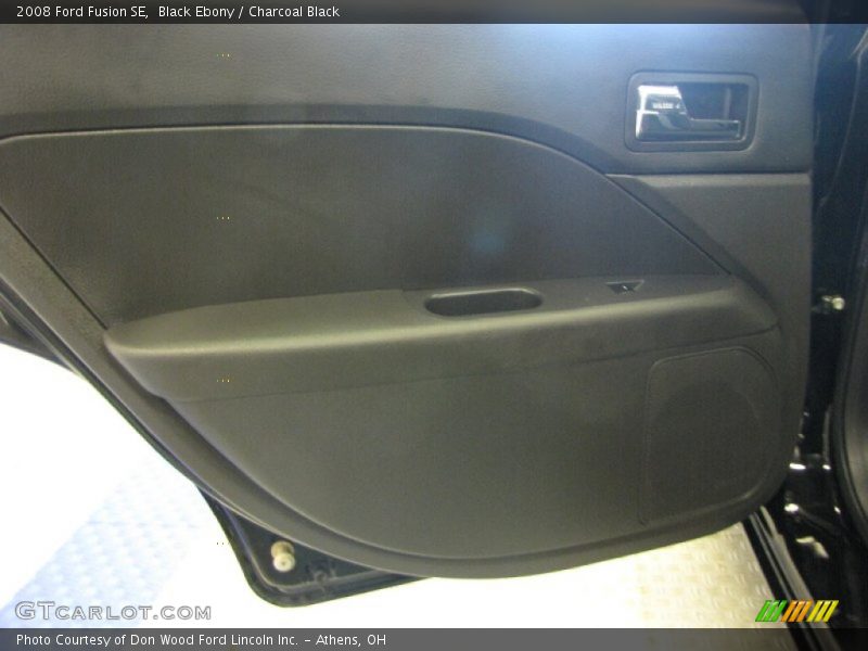 Black Ebony / Charcoal Black 2008 Ford Fusion SE