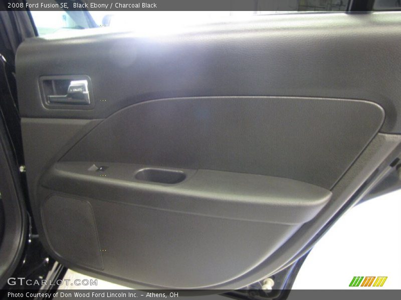 Black Ebony / Charcoal Black 2008 Ford Fusion SE