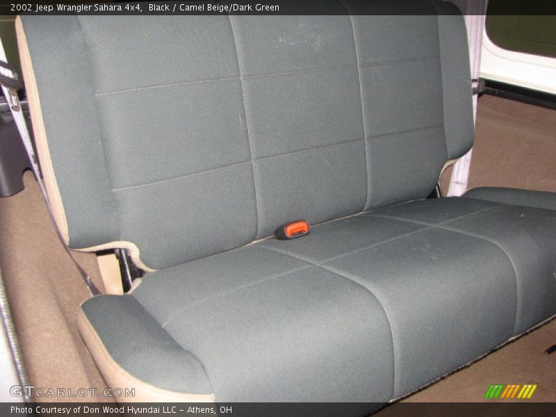 Black / Camel Beige/Dark Green 2002 Jeep Wrangler Sahara 4x4