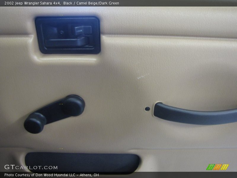 Black / Camel Beige/Dark Green 2002 Jeep Wrangler Sahara 4x4