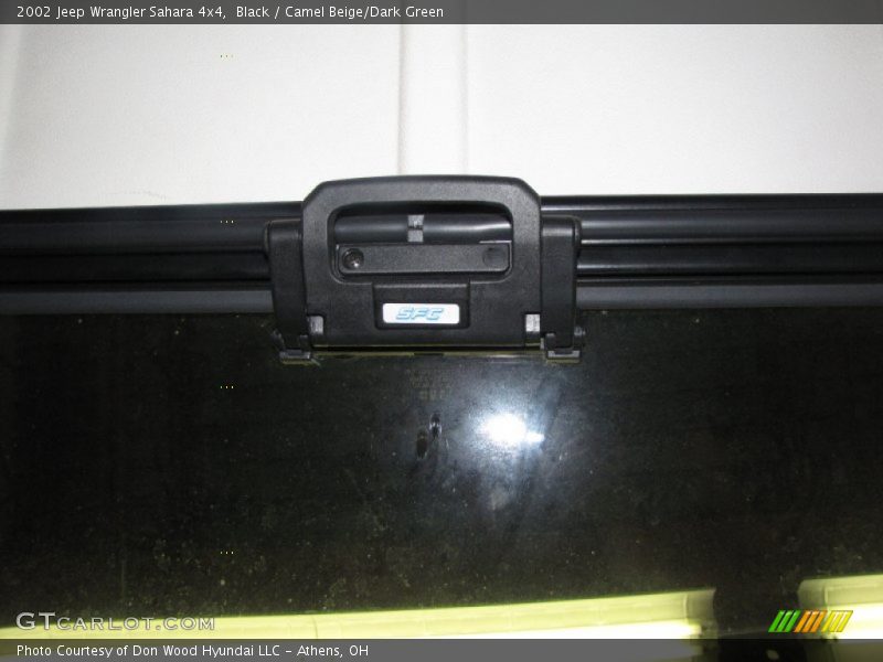 Black / Camel Beige/Dark Green 2002 Jeep Wrangler Sahara 4x4