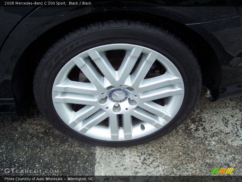 Black / Black 2008 Mercedes-Benz C 300 Sport