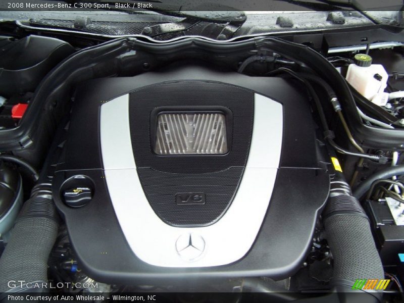 Black / Black 2008 Mercedes-Benz C 300 Sport