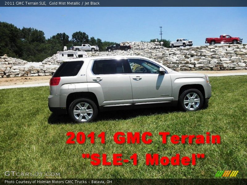Gold Mist Metallic / Jet Black 2011 GMC Terrain SLE