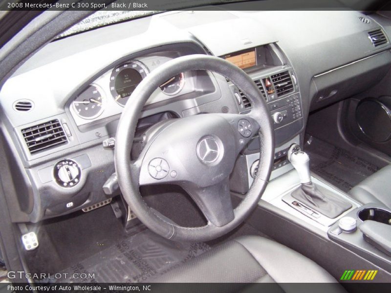 Black / Black 2008 Mercedes-Benz C 300 Sport