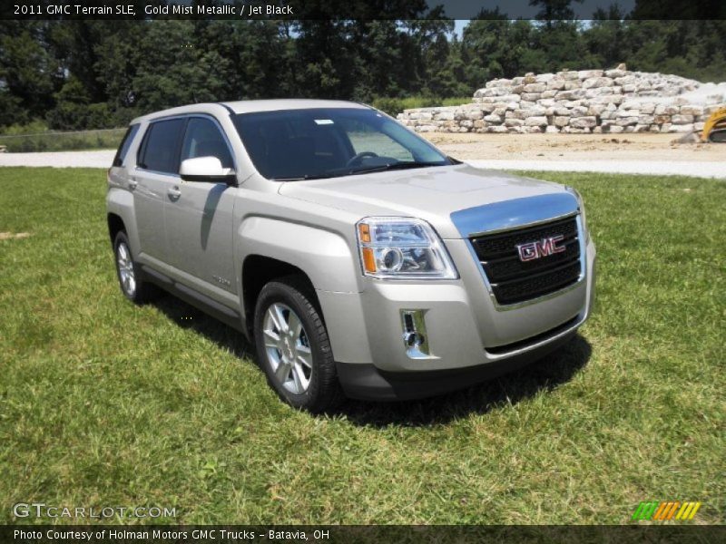 Gold Mist Metallic / Jet Black 2011 GMC Terrain SLE