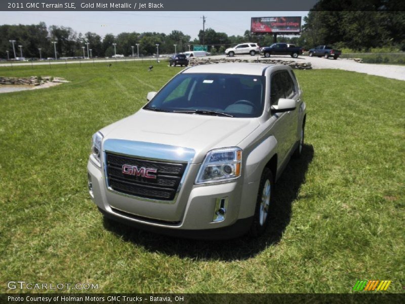 Gold Mist Metallic / Jet Black 2011 GMC Terrain SLE