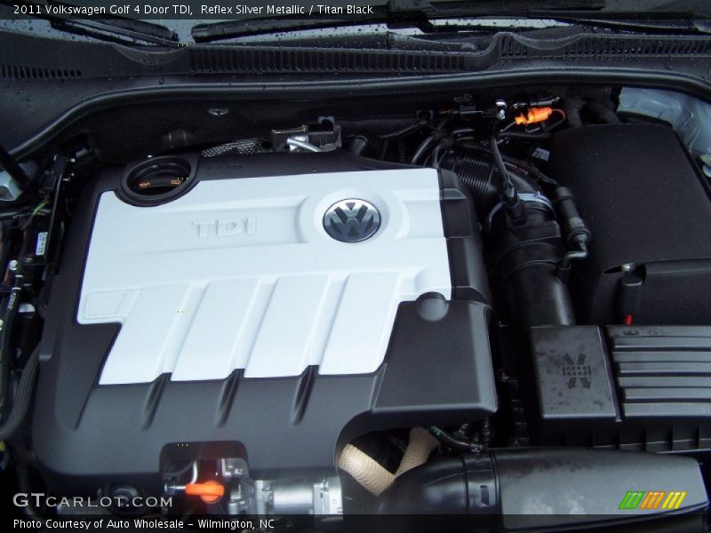Reflex Silver Metallic / Titan Black 2011 Volkswagen Golf 4 Door TDI