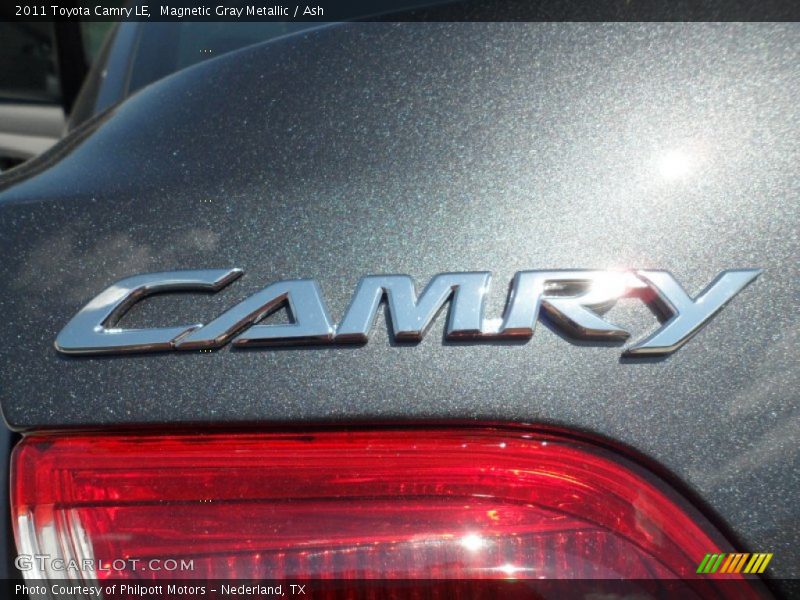 Magnetic Gray Metallic / Ash 2011 Toyota Camry LE