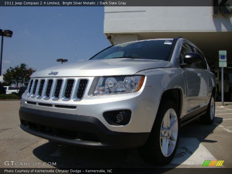 Bright Silver Metallic / Dark Slate Gray 2011 Jeep Compass 2.4 Limited