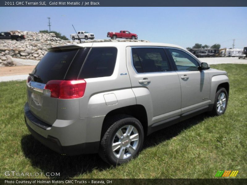 Gold Mist Metallic / Jet Black 2011 GMC Terrain SLE
