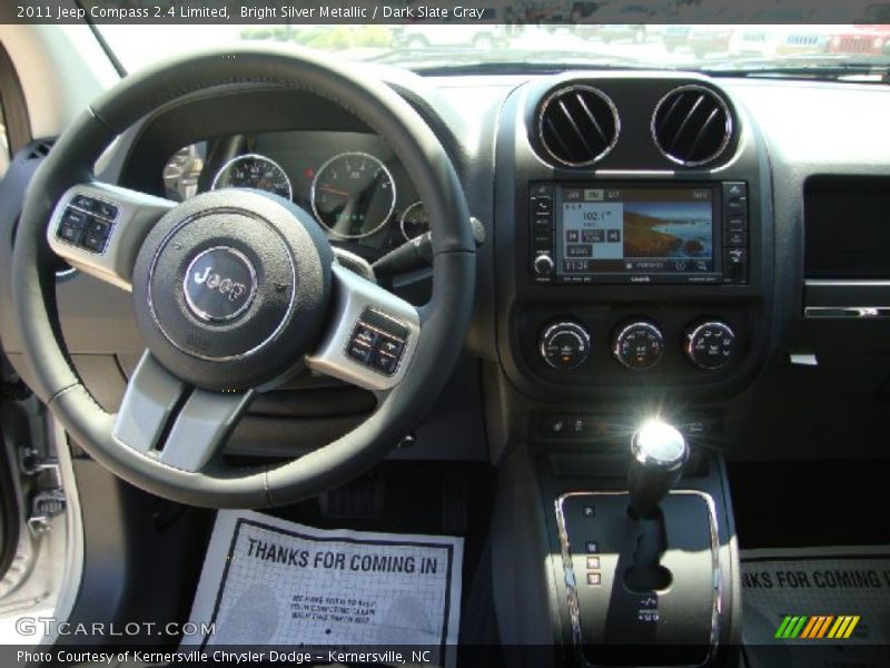 Bright Silver Metallic / Dark Slate Gray 2011 Jeep Compass 2.4 Limited