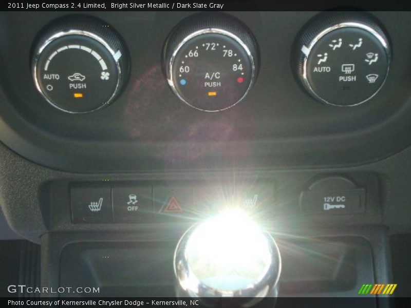 Bright Silver Metallic / Dark Slate Gray 2011 Jeep Compass 2.4 Limited