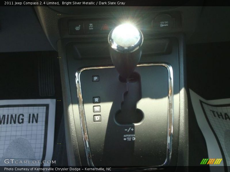 Bright Silver Metallic / Dark Slate Gray 2011 Jeep Compass 2.4 Limited