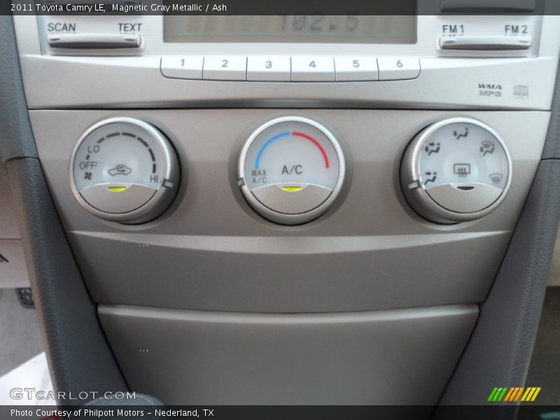 Magnetic Gray Metallic / Ash 2011 Toyota Camry LE