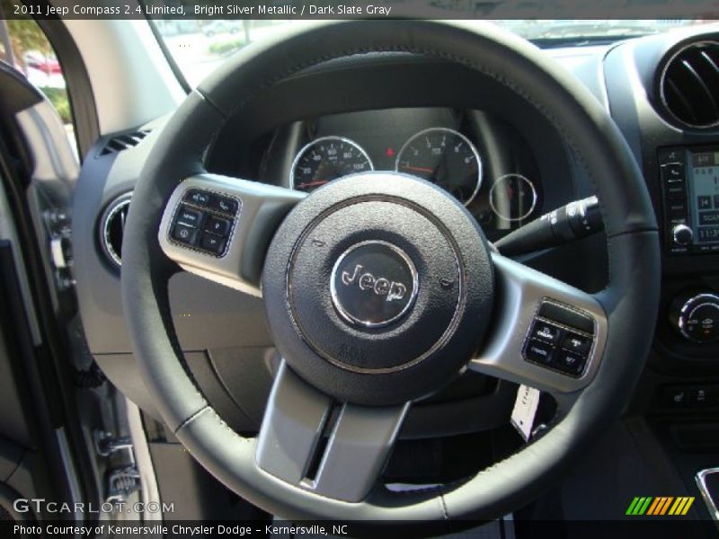 Bright Silver Metallic / Dark Slate Gray 2011 Jeep Compass 2.4 Limited