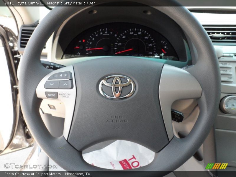 Magnetic Gray Metallic / Ash 2011 Toyota Camry LE